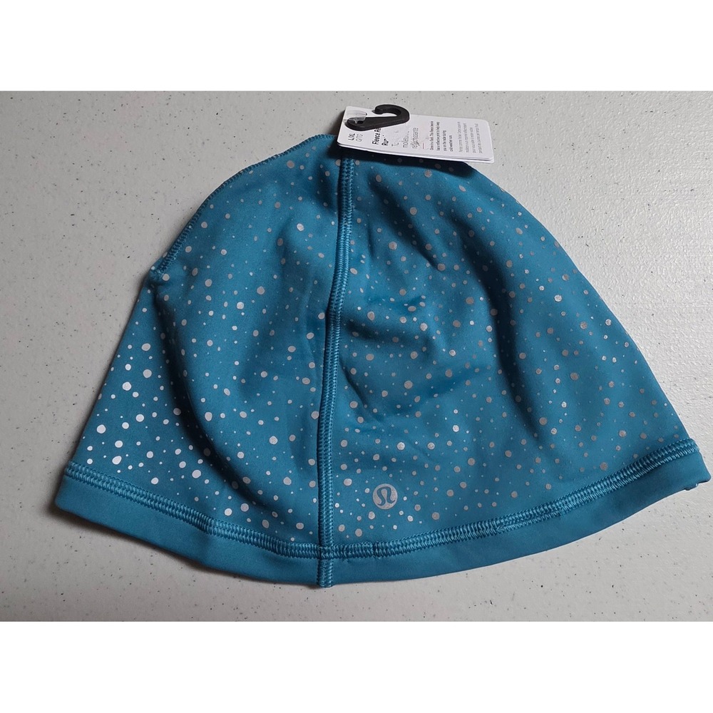 fleece reflective running beanie